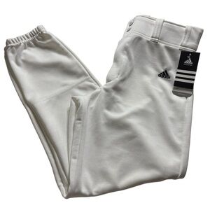 Adidas Kids Baseball Pants Solid White traditional cut XL